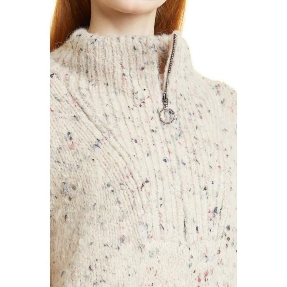 Nwt Line Label Georgia Half Zip Sweater Small — image 2 of 7